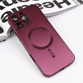 Slika Torbica Magsafe Chrome za iPhone 16 Pro Max 6.9 bordo
