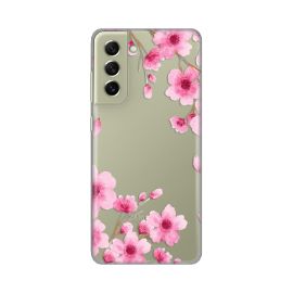 Torbica Silikonska Print Skin za Samsung G990 Galaxy S21 FE Rose Flowers