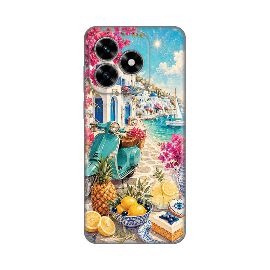 Slika Torbica Silikonska Print Skin za Honor X5c Plus Summer in Greece