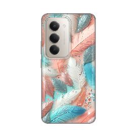 Torbica Silikonska Print za Xiaomi Redmi 15 4G Pastel Feathers