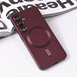 Slika Torbica Magsafe Chrome za Samsung S931B Galaxy S25 bordo