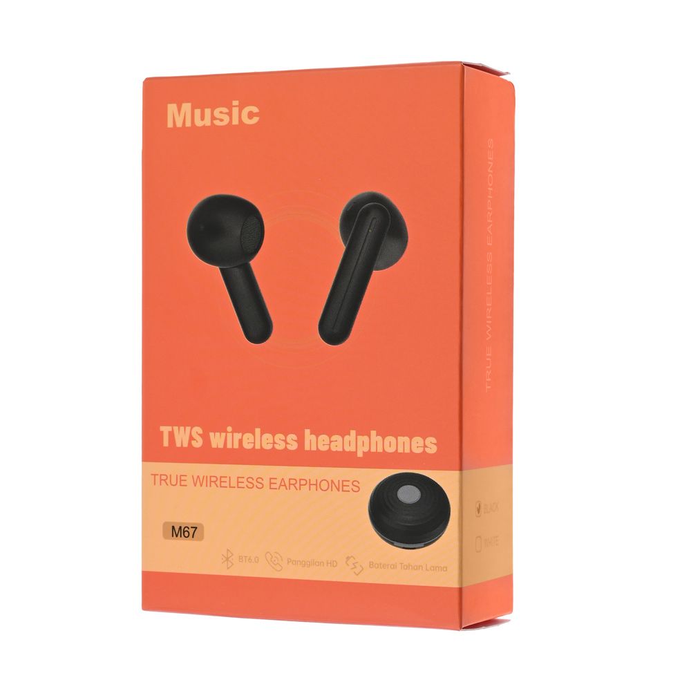 Bluetooth Slusalice Airpods T-phox M67 Crne Hq 224472 - slika 2