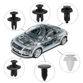 Set kopci i zabica za auto, plastika, crni