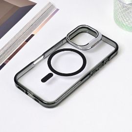 Slika Torbica Magsafe transparent za iPhone 16 6.1 crna