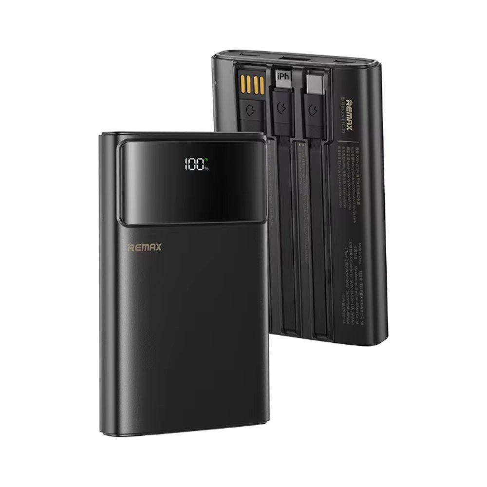 Power bank prenosiva baterija REMAX FC-03 20W+22.5W 10000mAh crna