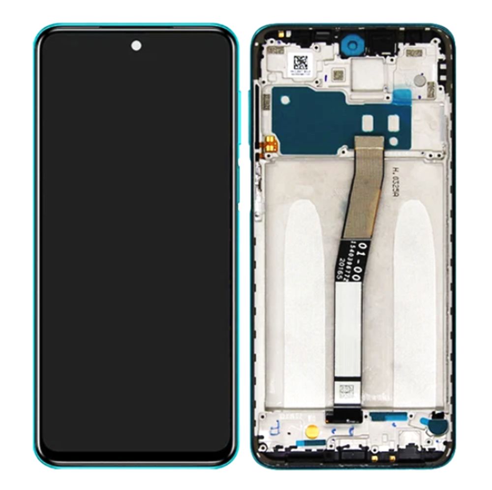 LCD za Xiaomi Redmi Note 9 Pro + touch screen + frame Blue CHO