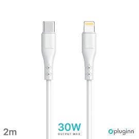 Data Kabl Pluginn PI-PDL 30W Type C na Lightning beli 2m