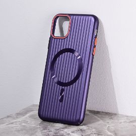 Slika Torbica Magsafe Stripe za iPhone 11 Pro Max 6.5 ljubicasta