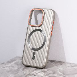 Slika Torbica Magsafe Stripe za iPhone 15 Pro 6.1 siva