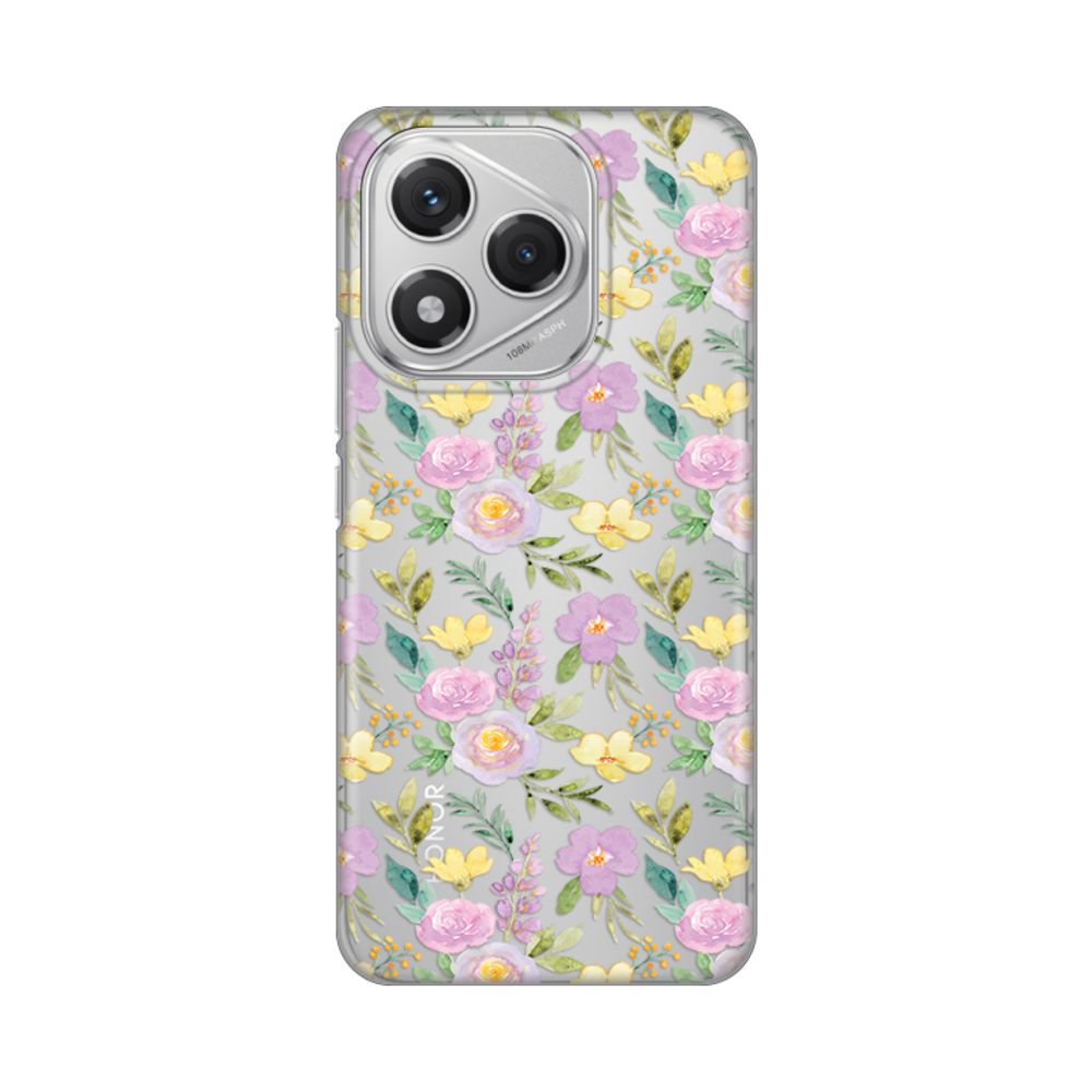 Torbica Silikonska Print Skin za Honor 400 Lite Soft Flowers