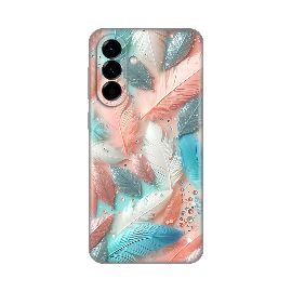 Torbica Silikonska Print za Samsung A576B Galaxy A57 5G Pastel Feathers