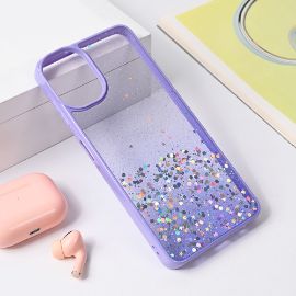 Slika Torbica Frame Glitter za Samsung A065F Galaxy A06 ljubicasta