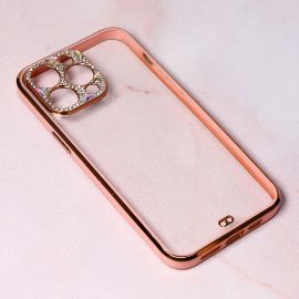 Slika Torbica Cirkon Camera za iPhone 14 Pro Max 6.7 roze
