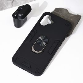 Torbica Hard Ring za iPhone 16 Plus 6.7  crna