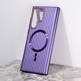 Slika Torbica Magsafe Stripe za Samsung S918B Galaxy S23 Ultra ljubicasta