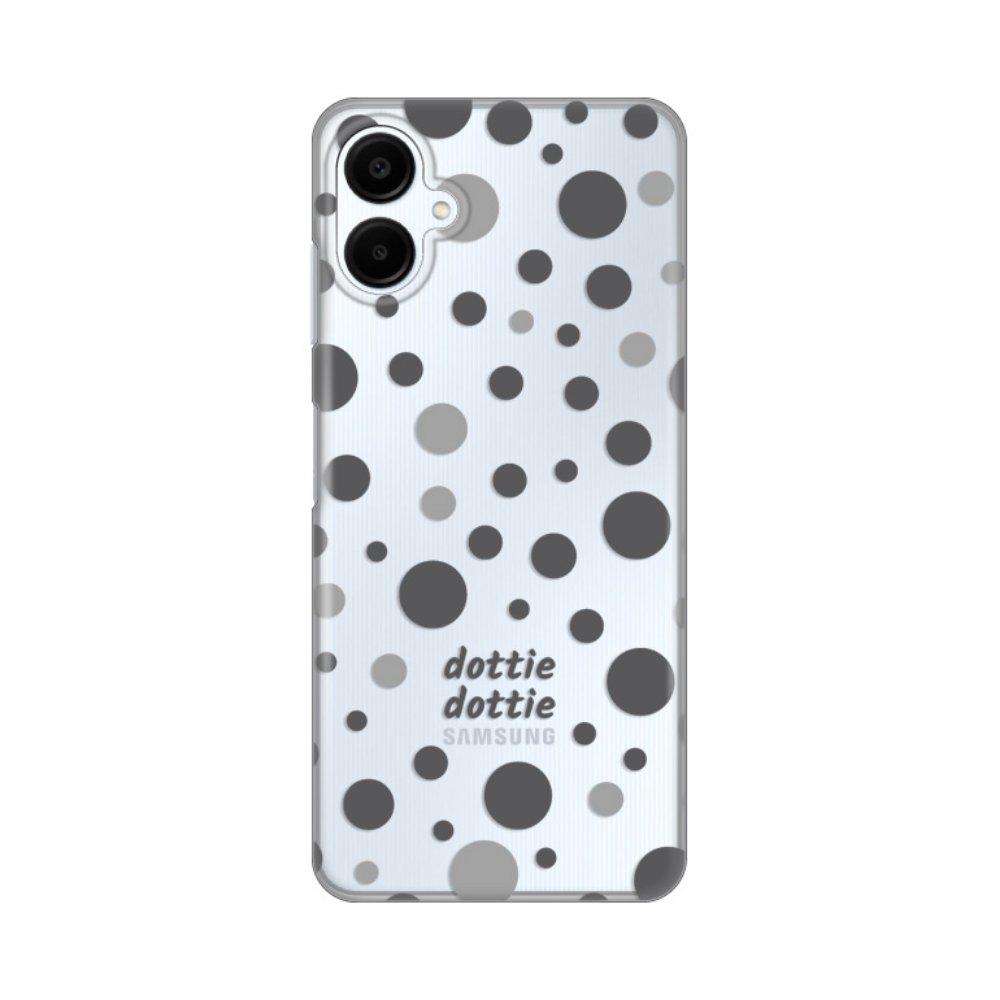 Torbica Silikonska Print Skin za Samsung A065F Galaxy A06 Dottie Dottie Gray