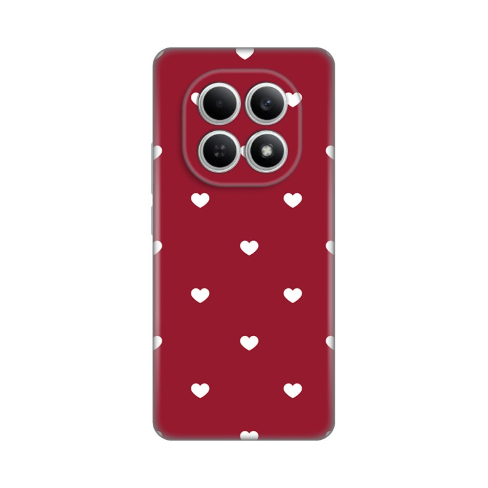 Torbica Silikonska Print Skin za Xiaomi Redmi Note 15 4G/5G Burgundy Hearts