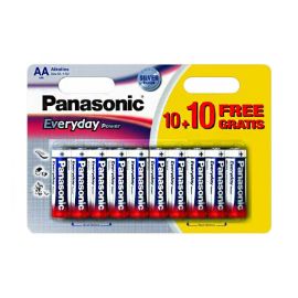 Slika Panasonic baterije LR6EPS/20BW-AA 20kom Alkalne Everyday