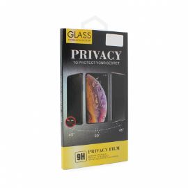 Zastitno staklo Tempered Glass Privacy 2.5D full glue za iPhone XR crni