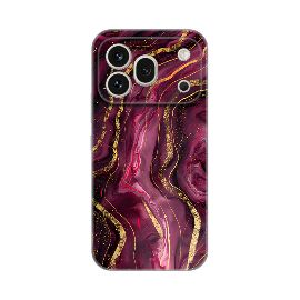 Torbica Silikonska Print za Honor 600 Pro Burgundy