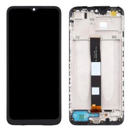 LCD za Xiaomi Redmi 10A + touch screen + frame Black CHO