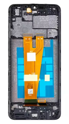 LCD za Samsung A045/A04 + touch screen WITH FRAME Black OEM