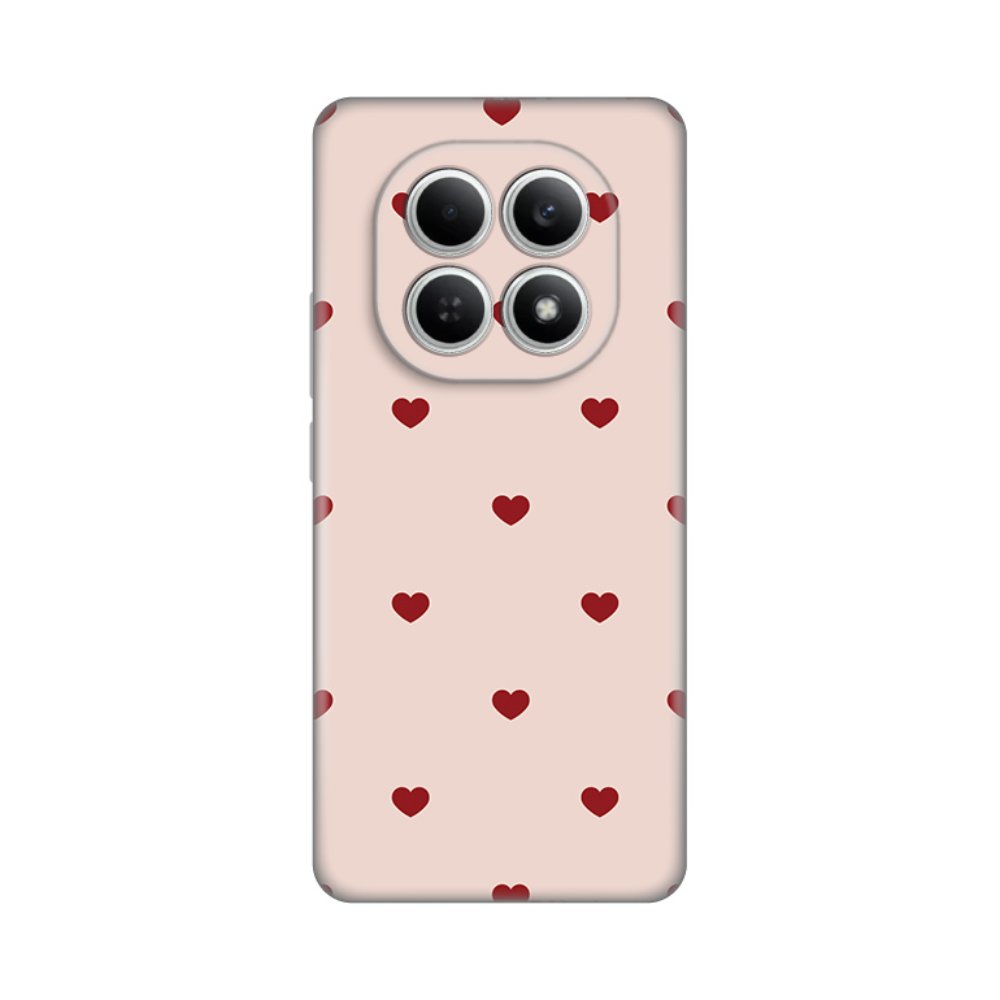 Torbica Silikonska Print za Xiaomi Redmi Note 15 5G Beige Hearts