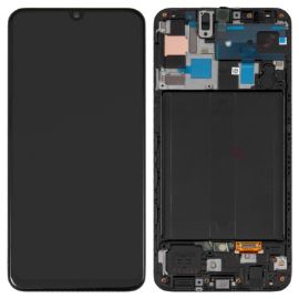 LCD za Samsung A505/Galaxy A50 + touch screen + frame Black INCELL