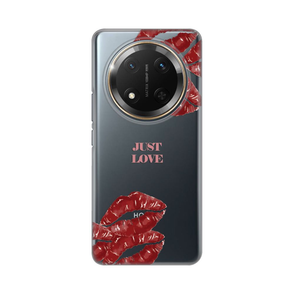 Torbica Silikonska Print Skin za Honor Magic 7 Lite Just Love Pink