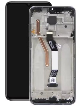 LCD za Xiaomi Redmi Note 8 Pro + touch screen + frame Silver CHO