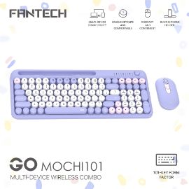 Combo mis tastatura wireless Fantech WK-899 GO mochi101 ljubicasta