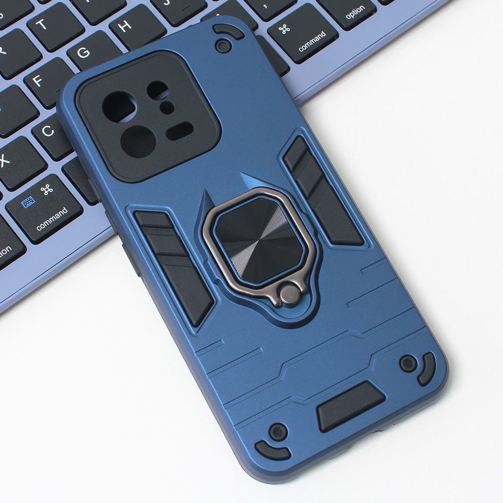 Torbica Cube Ring za Xiaomi 13 tamno plava