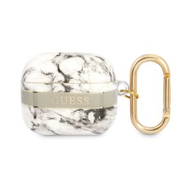 Torbica Guess za Airpods 3 TPU siva (GUA3HCHMAG)
