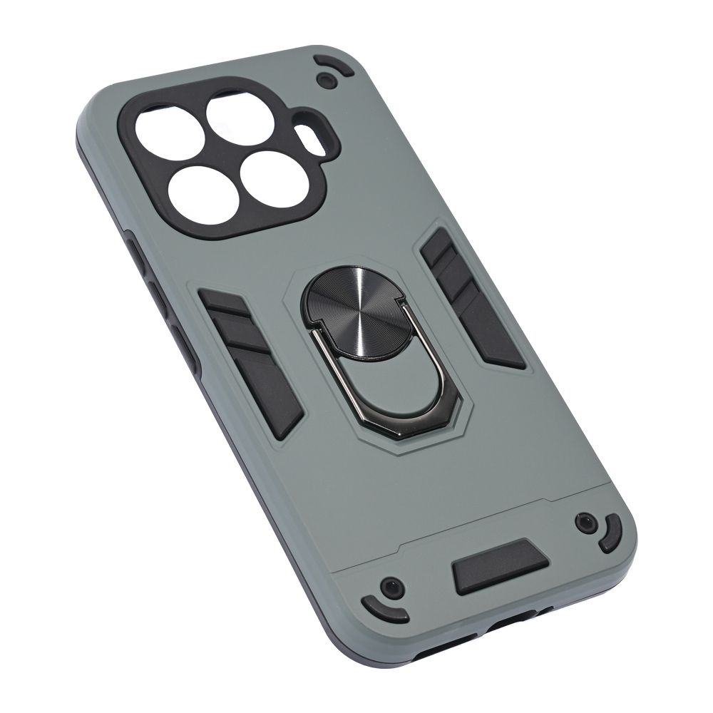 Torbica Hard Ring za Xiaomi 17T Pro tamno siva