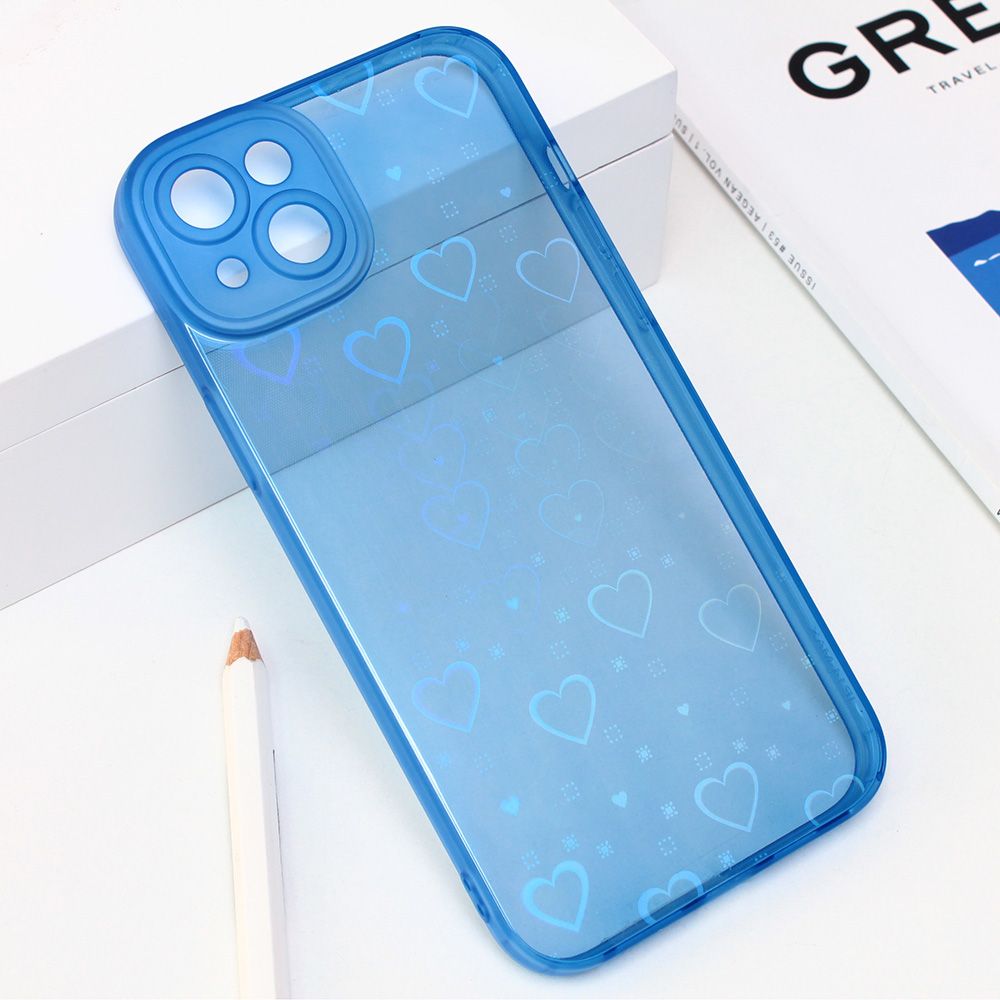 Torbica Heart Color IMD za iPhone 14 Plus 6.7 plava