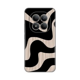 Torbica Silikonska Print Skin za Xiaomi Redmi Note 15 Pro Plus 5G Black Flow