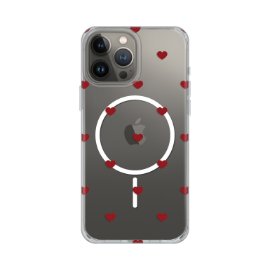 Torbica Print Magsafe za iPhone 13 Pro Max 6.7 Red Hearts