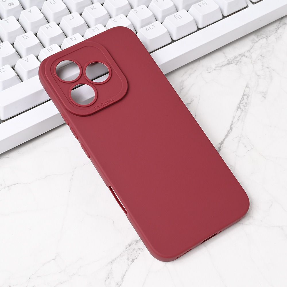 Torbica Silikon Pro Camera za Honor 400 Lite bordo
