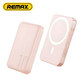 Power bank prenosiva baterija Magsafe REMAX Usion Series RPP-65 PD 20W + QC 15W Fast Charging 10000mAh pink