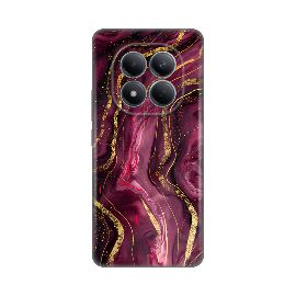 Torbica Silikonska Print za Xiaomi Redmi Note 15 Pro 4G Burgundy