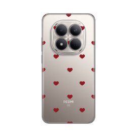 Torbica Silikonska Print za Xiaomi Redmi Note 15 Pro 5G Red Hearts