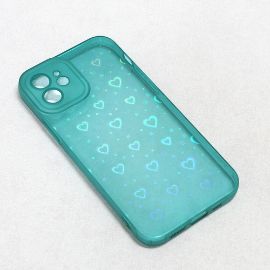 Slika Torbica Heart Color IMD za iPhone 12 6.1 tamno zelena