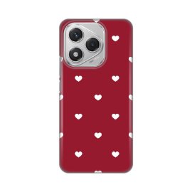 Slika Torbica Silikonska Print Skin za Honor 400 Lite Burgundy Hearts