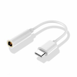 Slika Adapter Type C na 3.5mm HQ beli