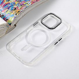Torbica Magsafe Color Pop za iPhone 16 Pro 6.3 bela