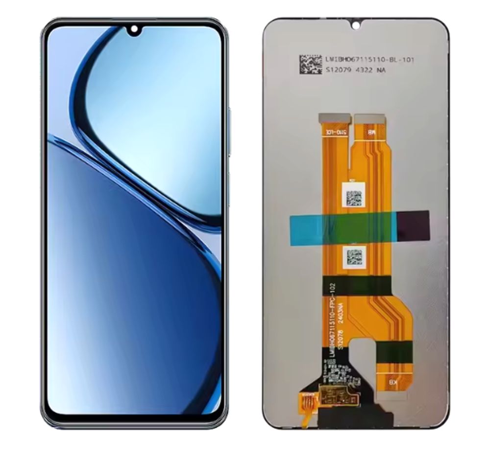 LCD za Realme C61 + touch screen Black CHO