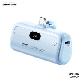 Power bank prenosiva baterija REMAX Capsule series RPP-632 2A Type C 5000mAh plava