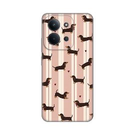 Torbica Silikonska Print Skin za Xiaomi Redmi 15C 4G Dachshunds Love