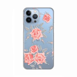 Slika Torbica Silikonska Print Skin za iPhone 13 Pro Max Elegant Roses