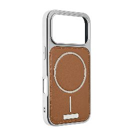 Torbica Magsafe Urban Leather za iPhone 17 Pro 6.3 braon